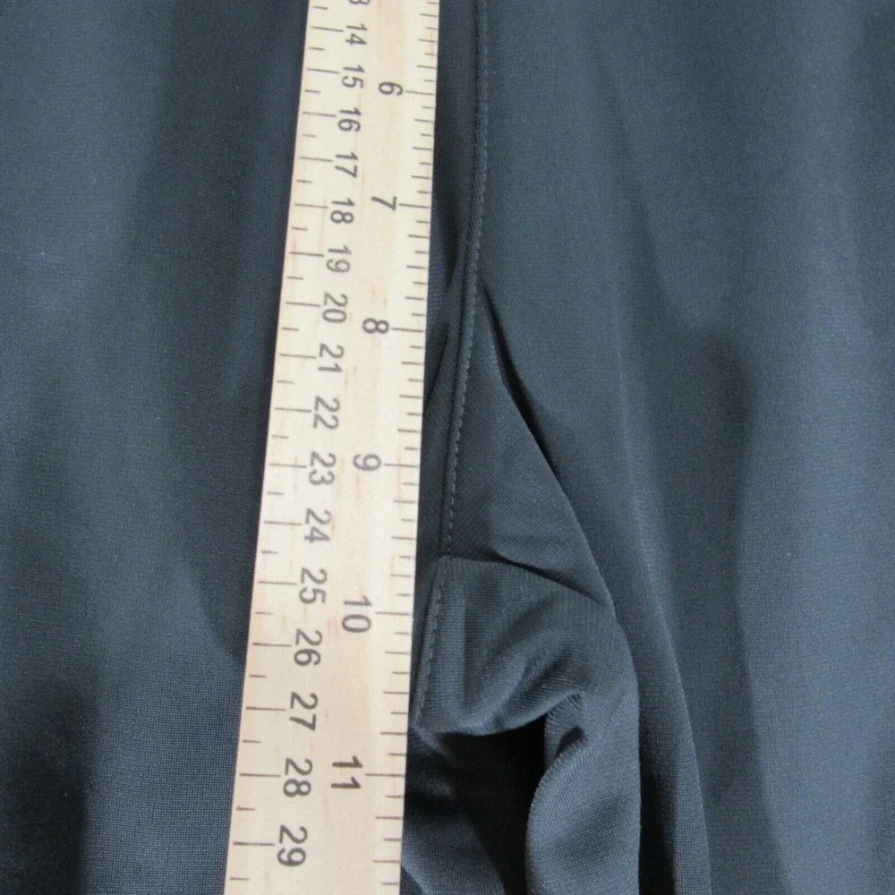 Nike Trackpants Womens SizeLarge Gray Mid Rise Pockets‎ Ankle Zip Drwastring
